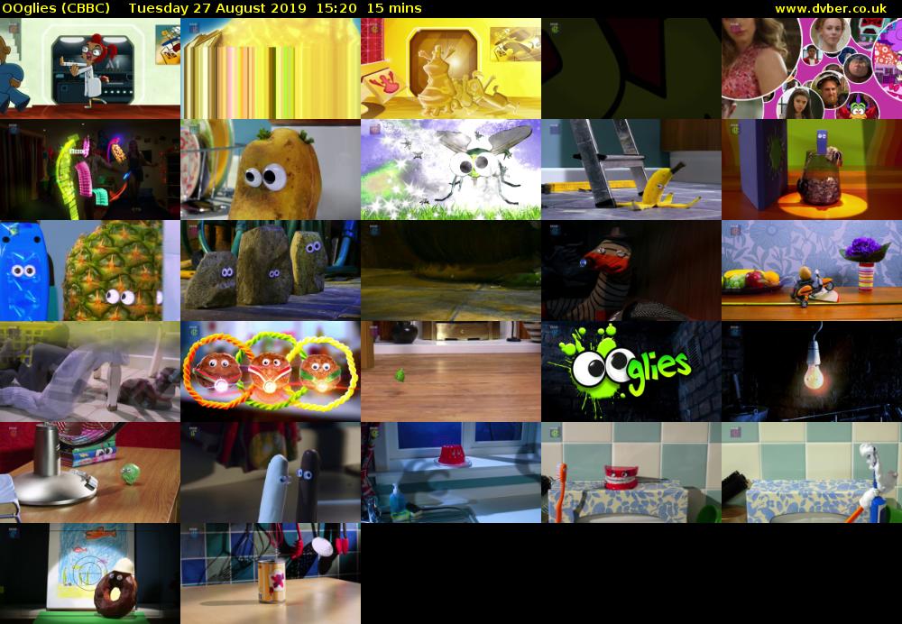 OOglies (CBBC) Tuesday 27 August 2019 15:20 - 15:35