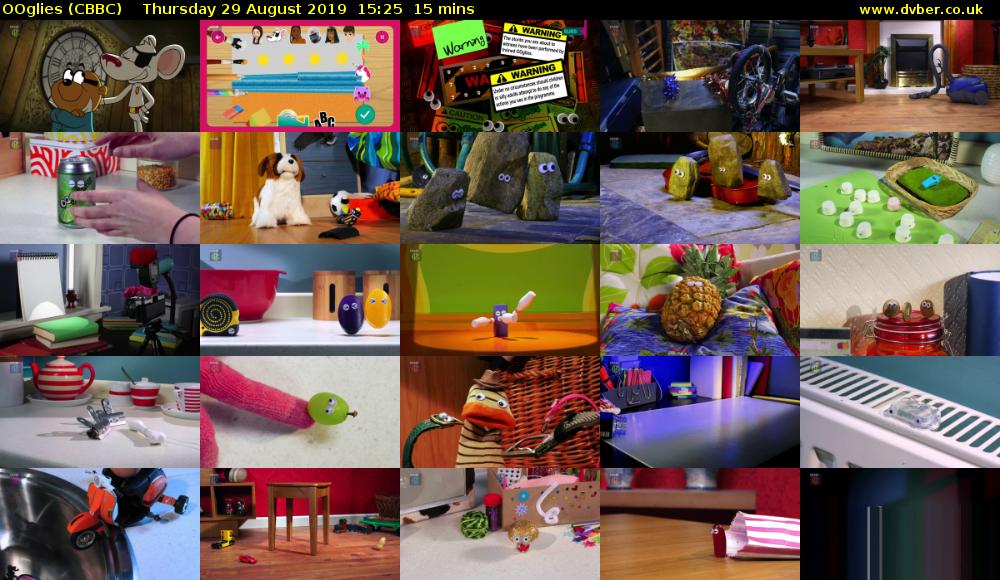 OOglies (CBBC) Thursday 29 August 2019 15:25 - 15:40