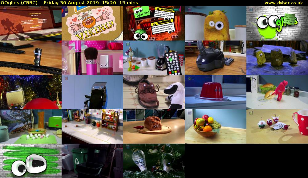 OOglies (CBBC) Friday 30 August 2019 15:20 - 15:35
