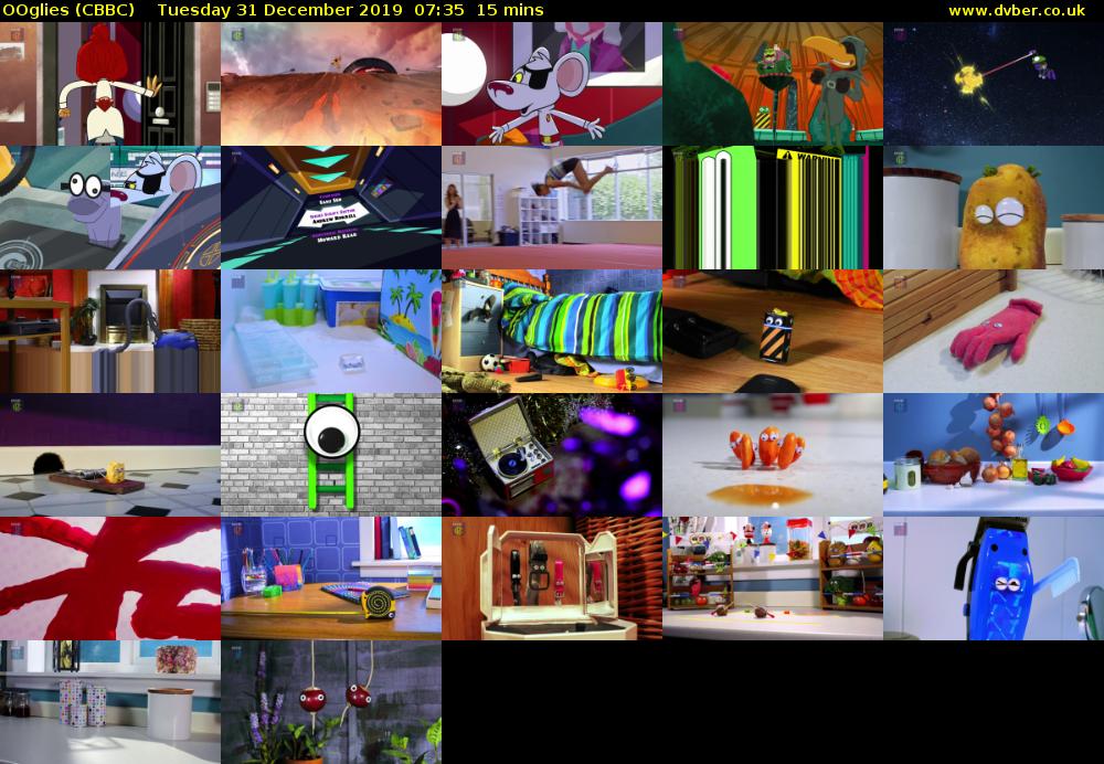OOglies (CBBC) Tuesday 31 December 2019 07:35 - 07:50