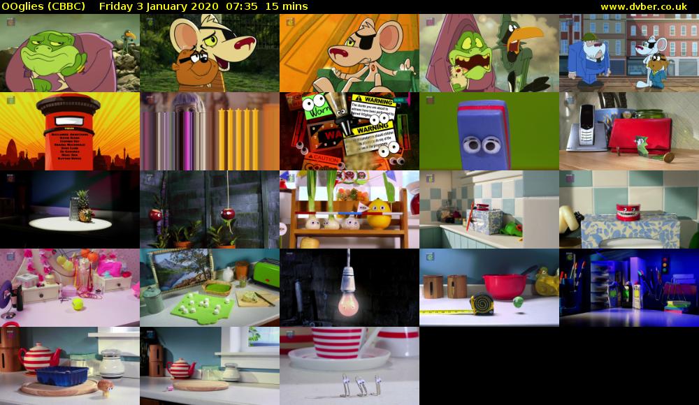 OOglies (CBBC) Friday 3 January 2020 07:35 - 07:50