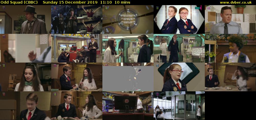 Odd Squad (CBBC) Sunday 15 December 2019 11:10 - 11:20