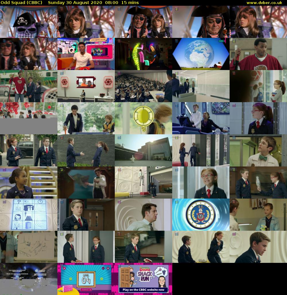 Odd Squad (CBBC) Sunday 30 August 2020 08:00 - 08:15
