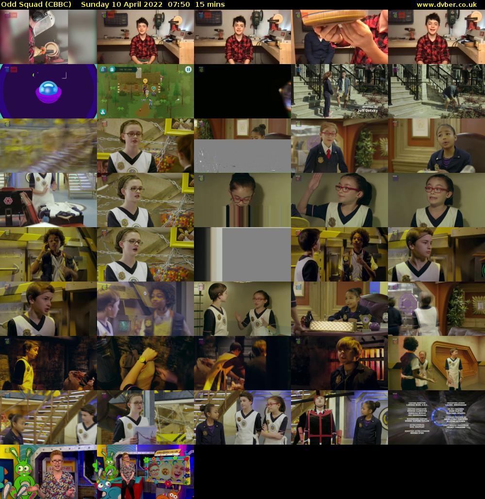 Odd Squad (CBBC) Sunday 10 April 2022 07:50 - 08:05