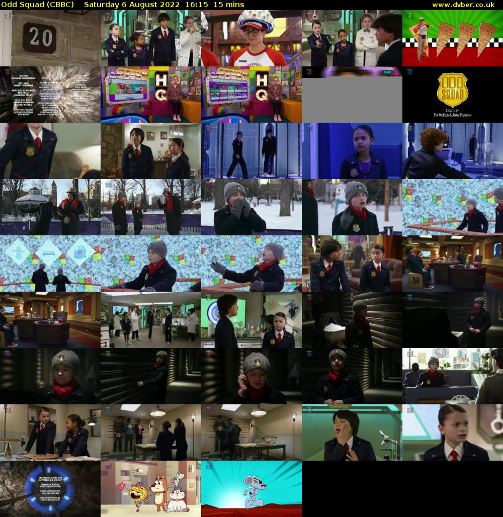 Odd Squad (CBBC) Saturday 6 August 2022 16:15 - 16:30