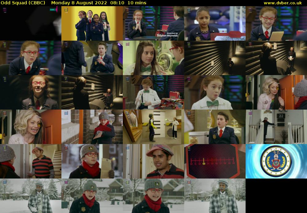 Odd Squad (CBBC) Monday 8 August 2022 08:10 - 08:20