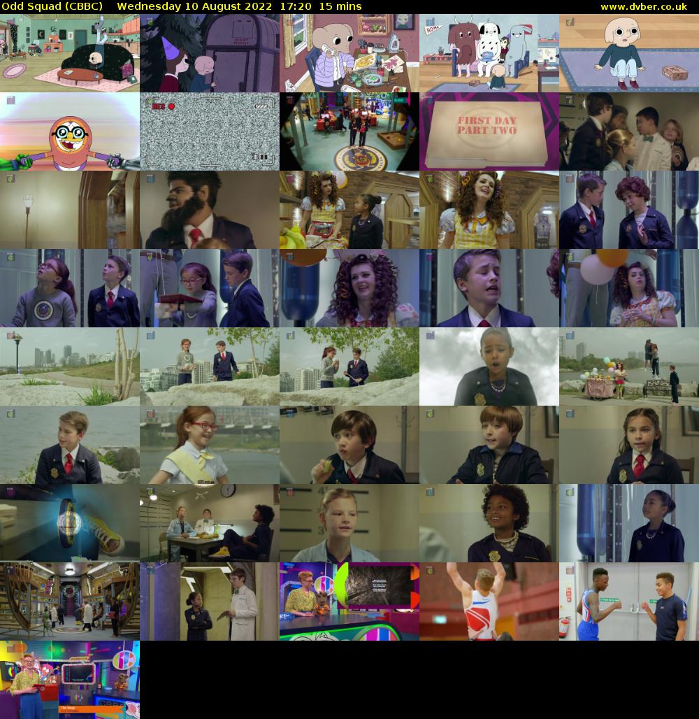 Odd Squad (CBBC) Wednesday 10 August 2022 17:20 - 17:35