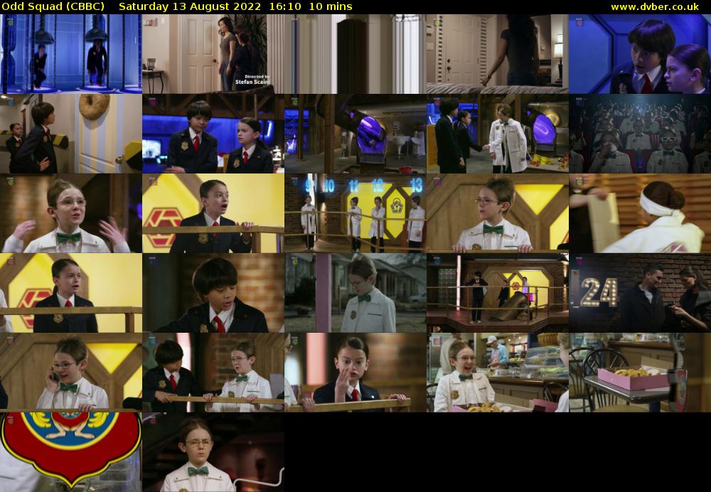Odd Squad (CBBC) Saturday 13 August 2022 16:10 - 16:20