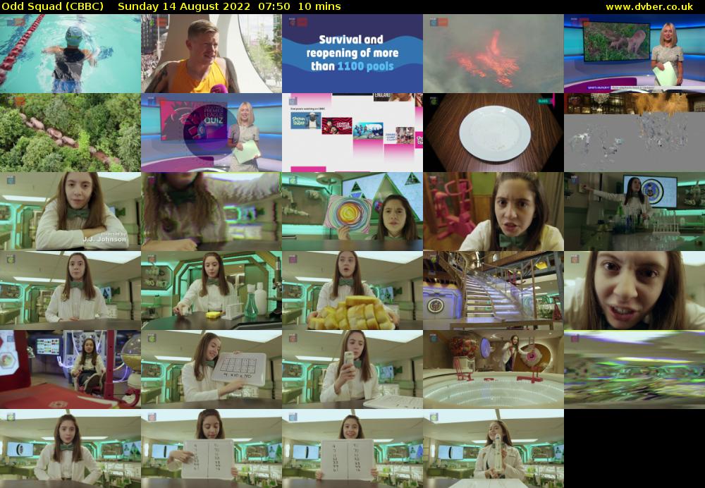 Odd Squad (CBBC) Sunday 14 August 2022 07:50 - 08:00
