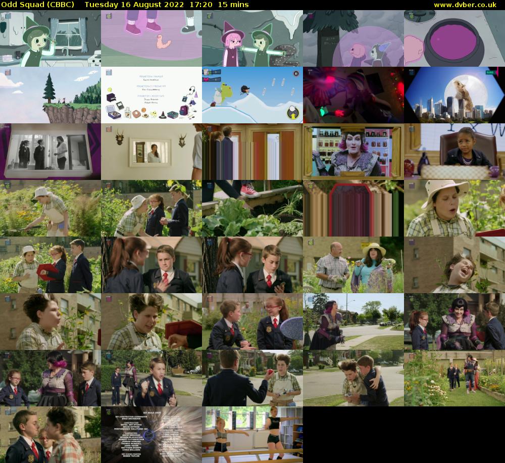 Odd Squad (CBBC) Tuesday 16 August 2022 17:20 - 17:35