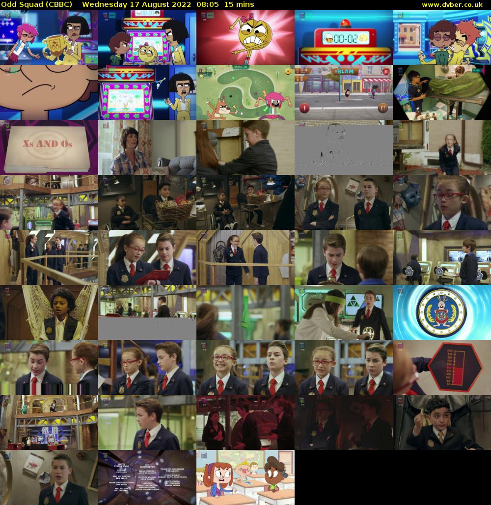 Odd Squad (CBBC) Wednesday 17 August 2022 08:05 - 08:20