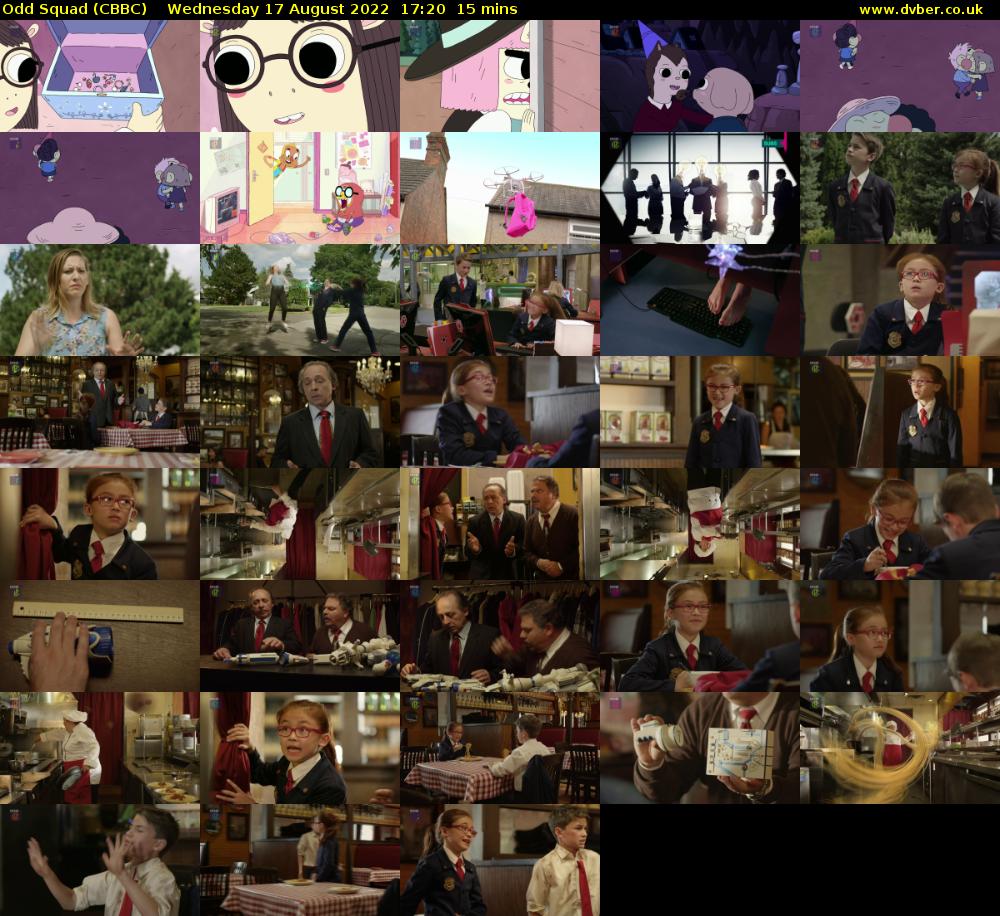 Odd Squad (CBBC) Wednesday 17 August 2022 17:20 - 17:35