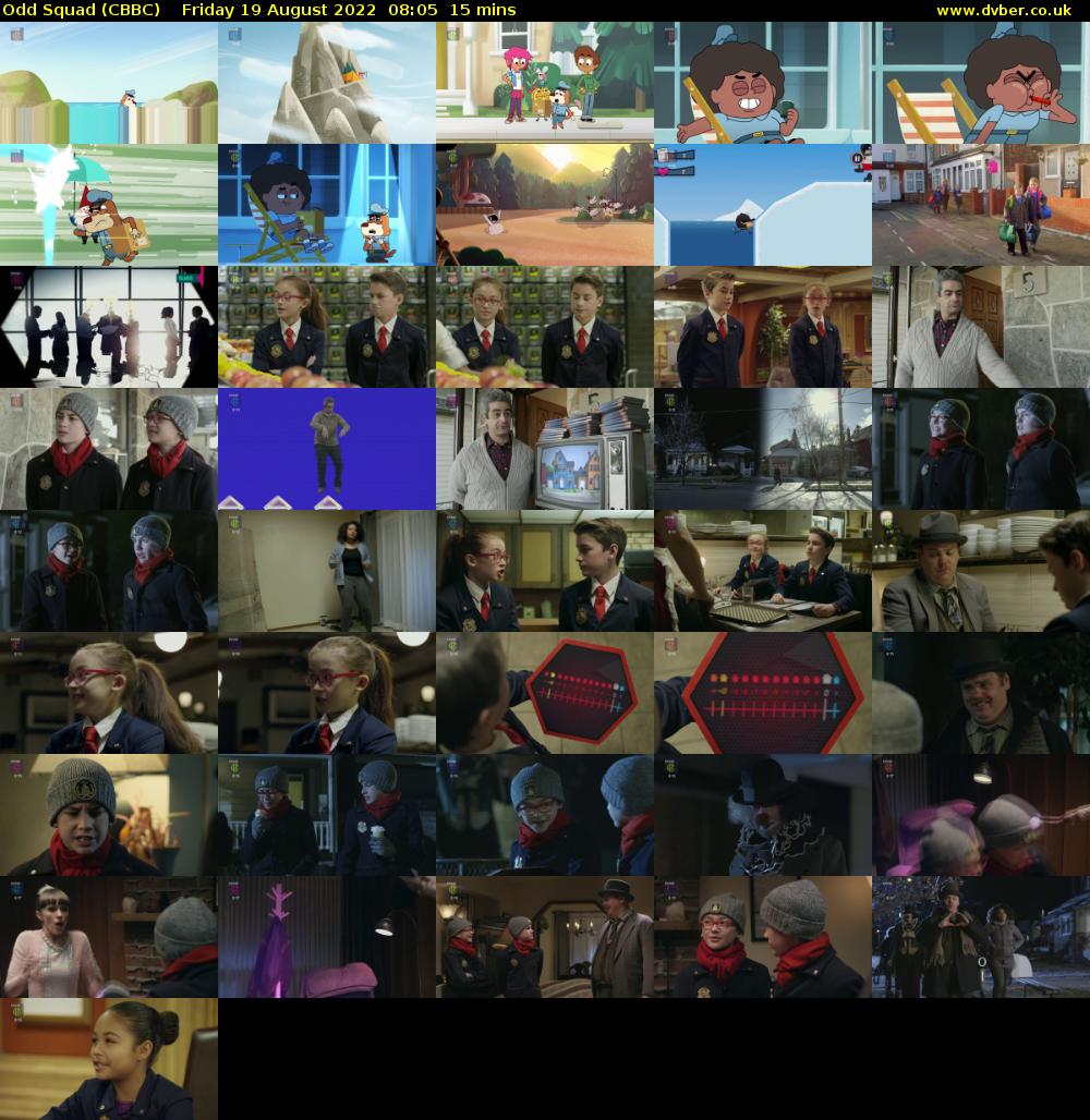 Odd Squad (CBBC) Friday 19 August 2022 08:05 - 08:20