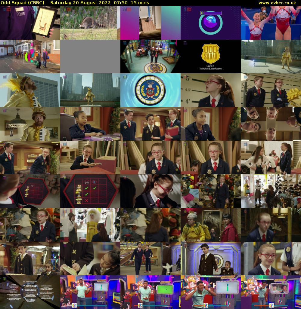 Odd Squad (CBBC) Saturday 20 August 2022 07:50 - 08:05