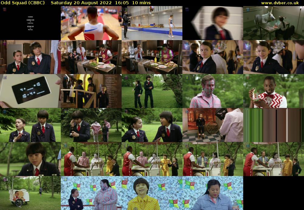 Odd Squad (CBBC) Saturday 20 August 2022 16:05 - 16:15