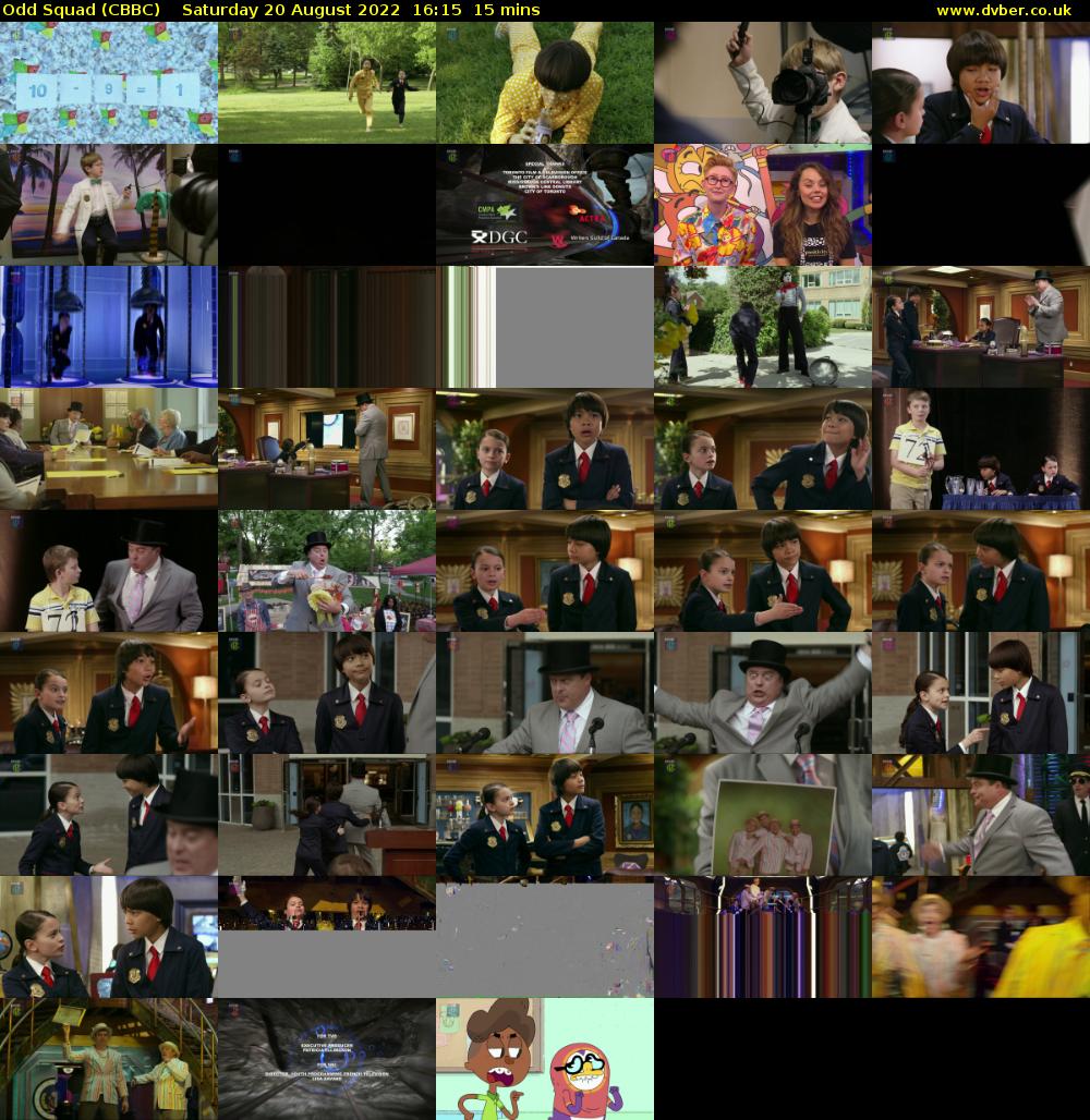 Odd Squad (CBBC) Saturday 20 August 2022 16:15 - 16:30