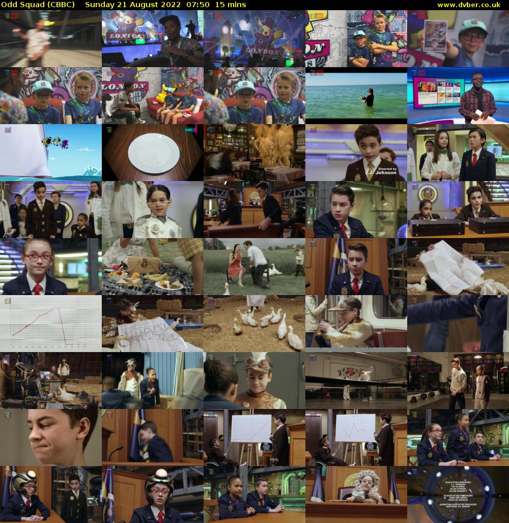 Odd Squad (CBBC) Sunday 21 August 2022 07:50 - 08:05