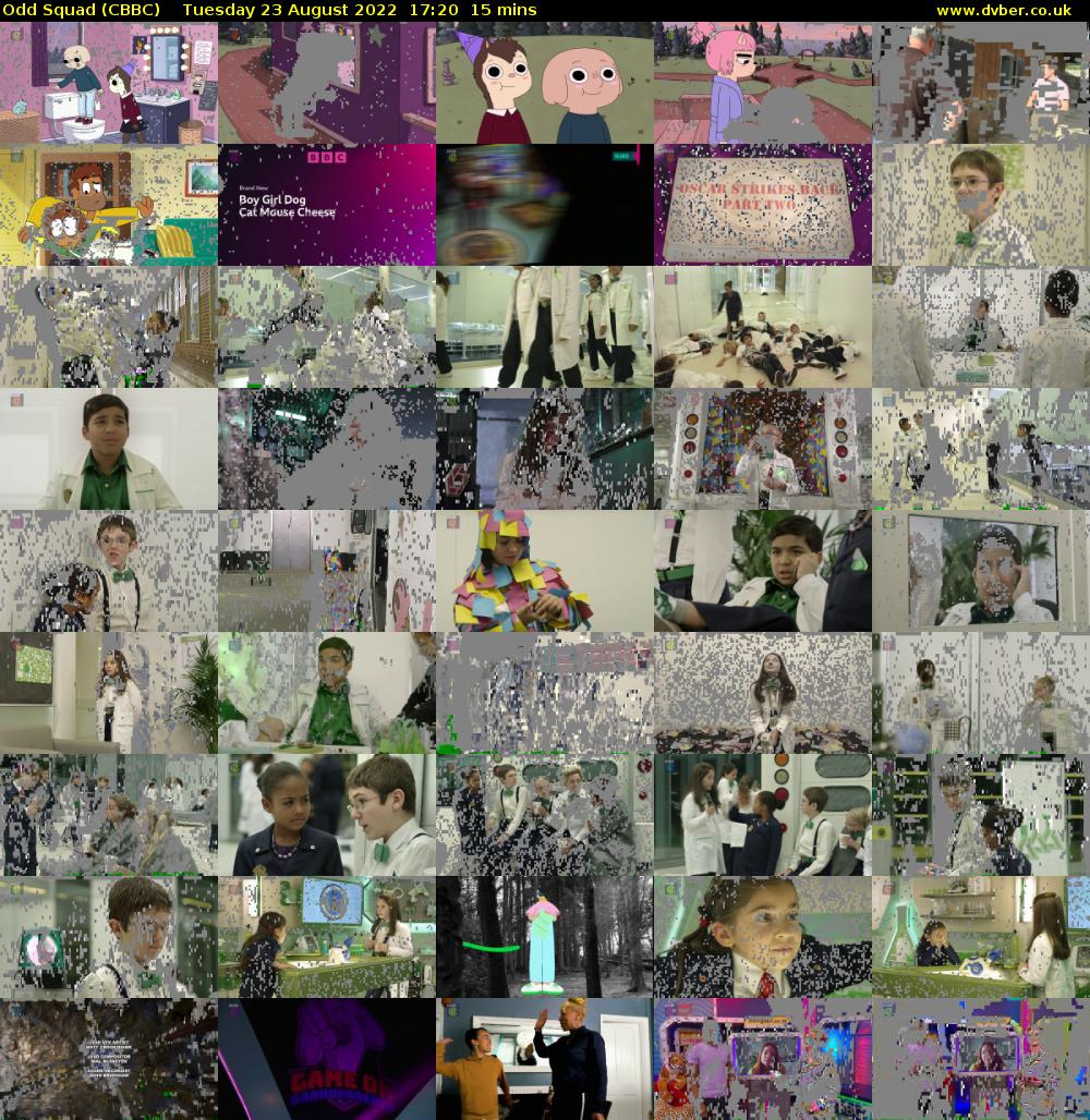 Odd Squad (CBBC) Tuesday 23 August 2022 17:20 - 17:35