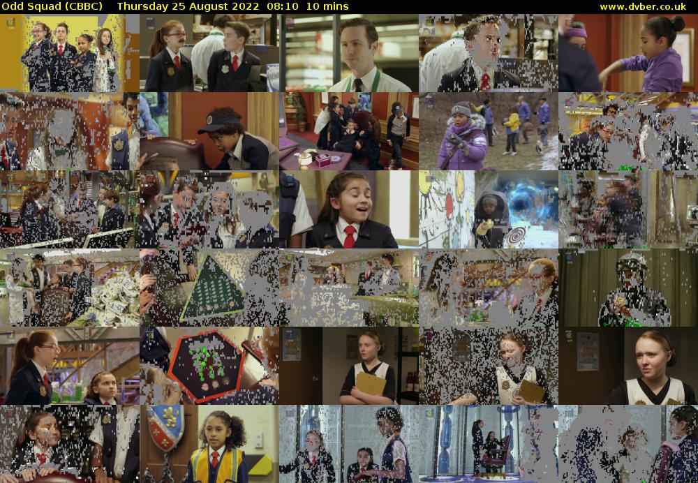 Odd Squad (CBBC) Thursday 25 August 2022 08:10 - 08:20
