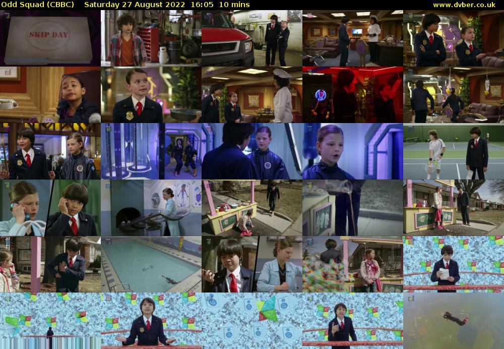 Odd Squad (CBBC) Saturday 27 August 2022 16:05 - 16:15