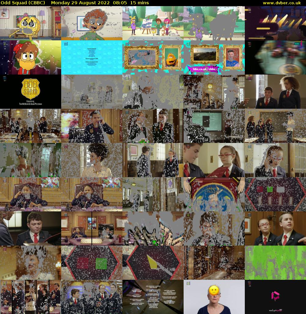 Odd Squad (CBBC) Monday 29 August 2022 08:05 - 08:20