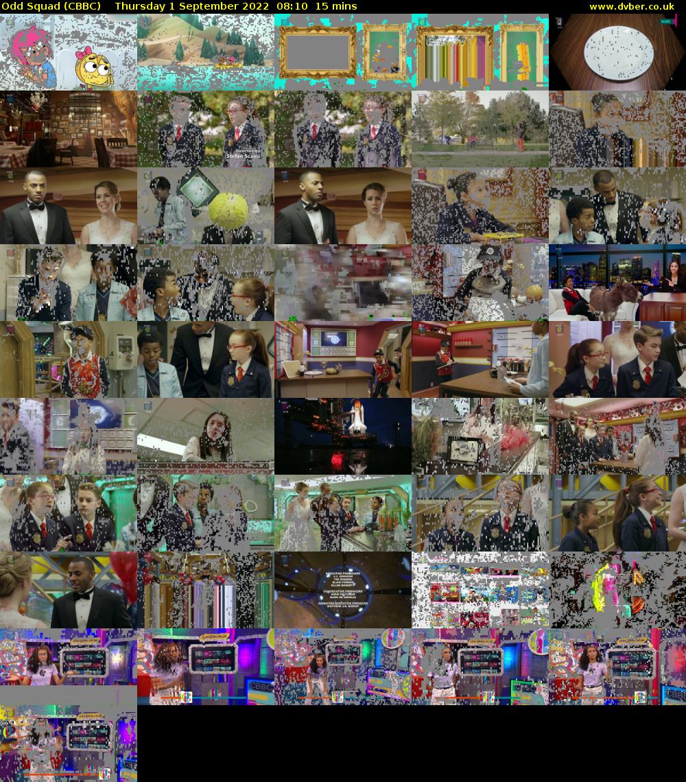 Odd Squad (CBBC) Thursday 1 September 2022 08:10 - 08:25