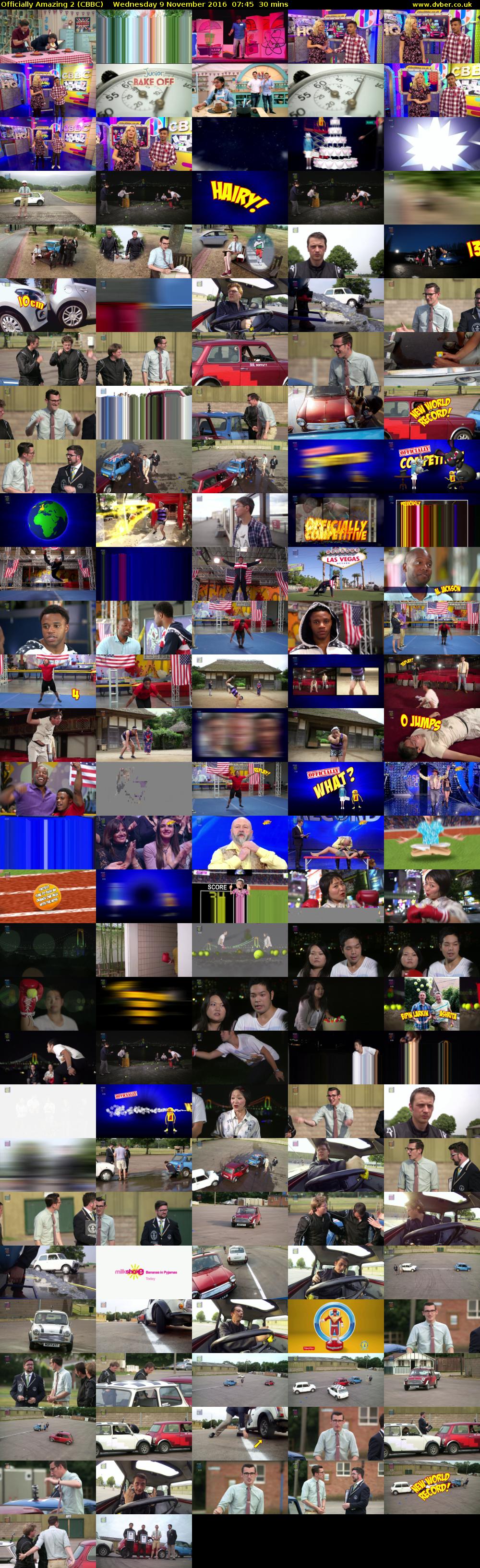 Officially Amazing 2 (CBBC) Wednesday 9 November 2016 07:45 - 08:15