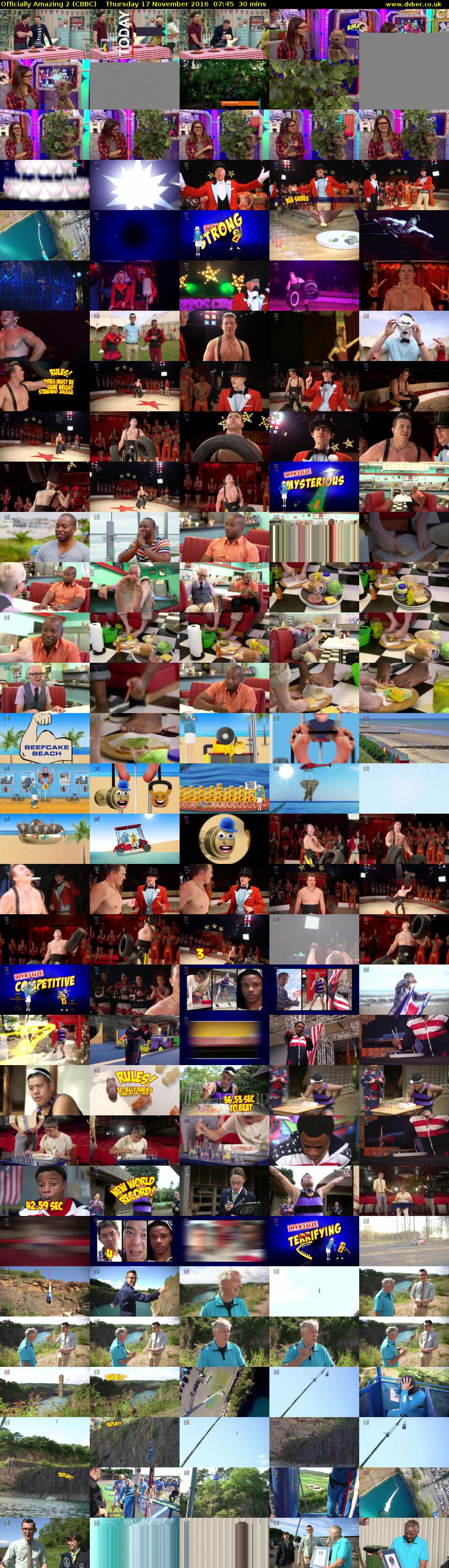 Officially Amazing 2 (CBBC) Thursday 17 November 2016 07:45 - 08:15