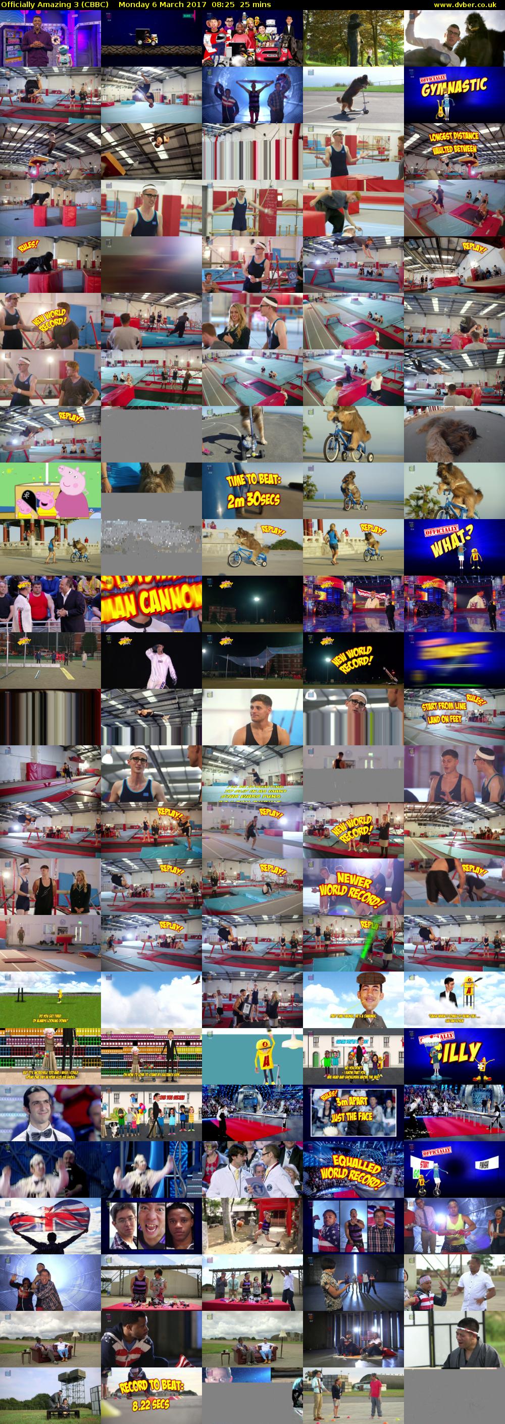 Officially Amazing 3 (CBBC) Monday 6 March 2017 08:25 - 08:50
