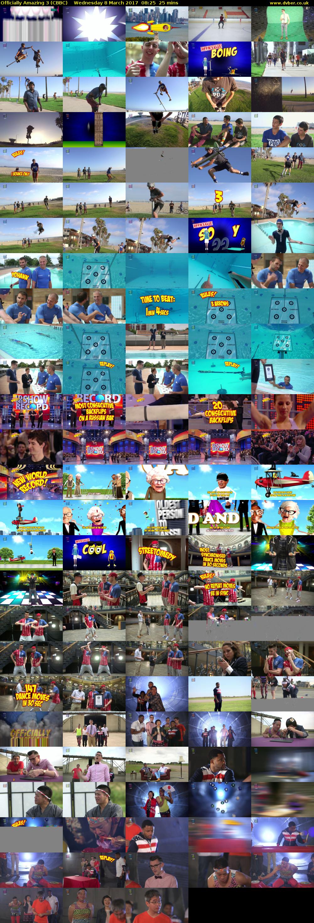 Officially Amazing 3 (CBBC) Wednesday 8 March 2017 08:25 - 08:50