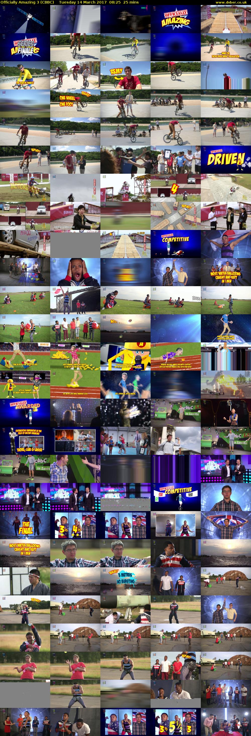 Officially Amazing 3 (CBBC) Tuesday 14 March 2017 08:25 - 08:50