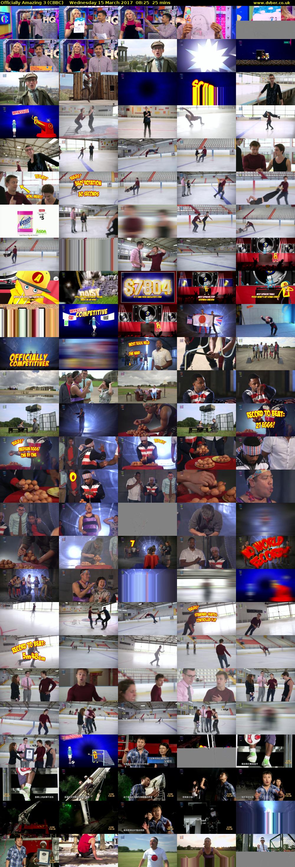 Officially Amazing 3 (CBBC) Wednesday 15 March 2017 08:25 - 08:50