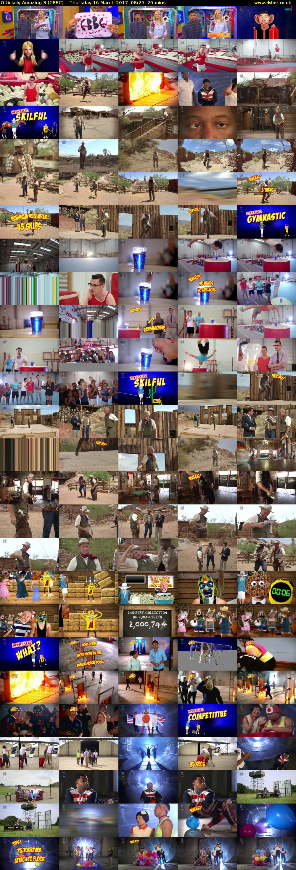 Officially Amazing 3 (CBBC) Thursday 16 March 2017 08:25 - 08:50