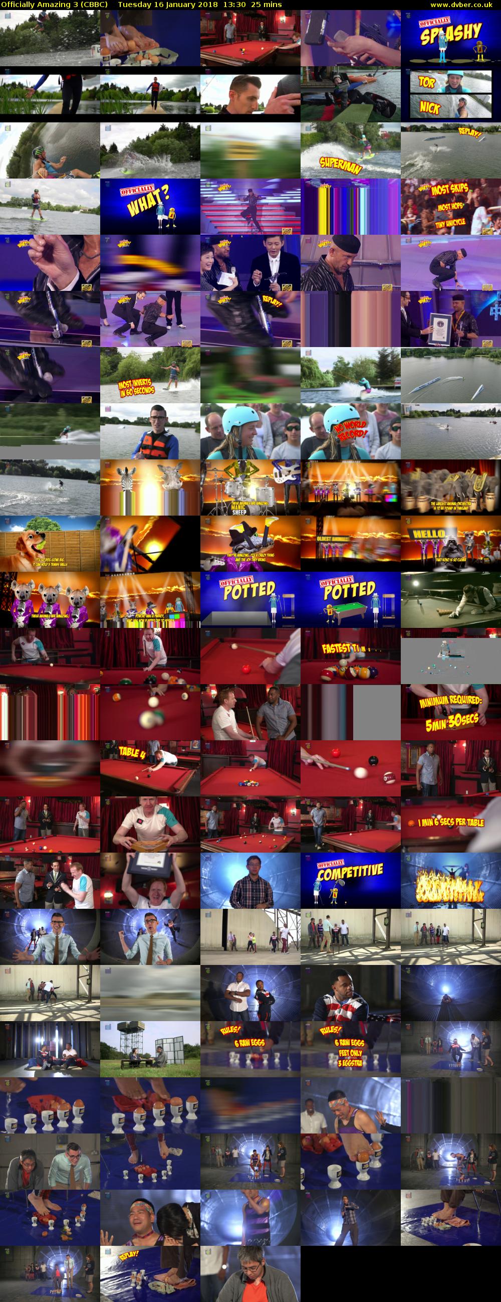 Officially Amazing 3 (CBBC) Tuesday 16 January 2018 13:30 - 13:55