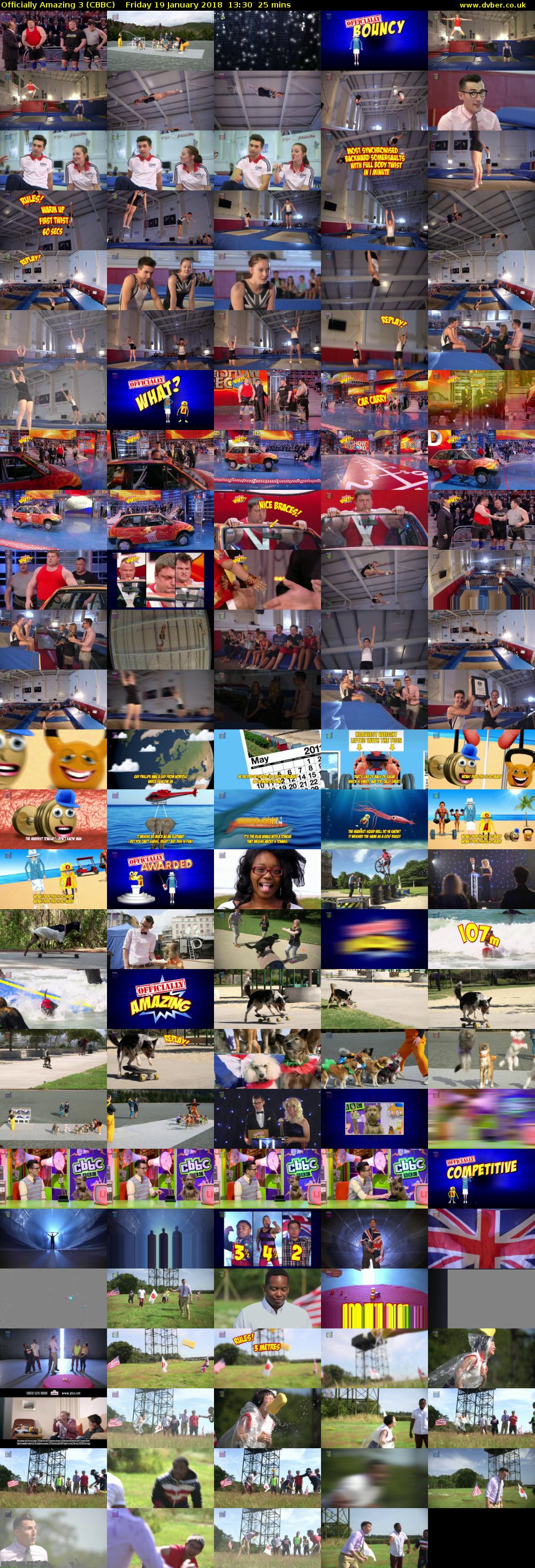 Officially Amazing 3 (CBBC) Friday 19 January 2018 13:30 - 13:55