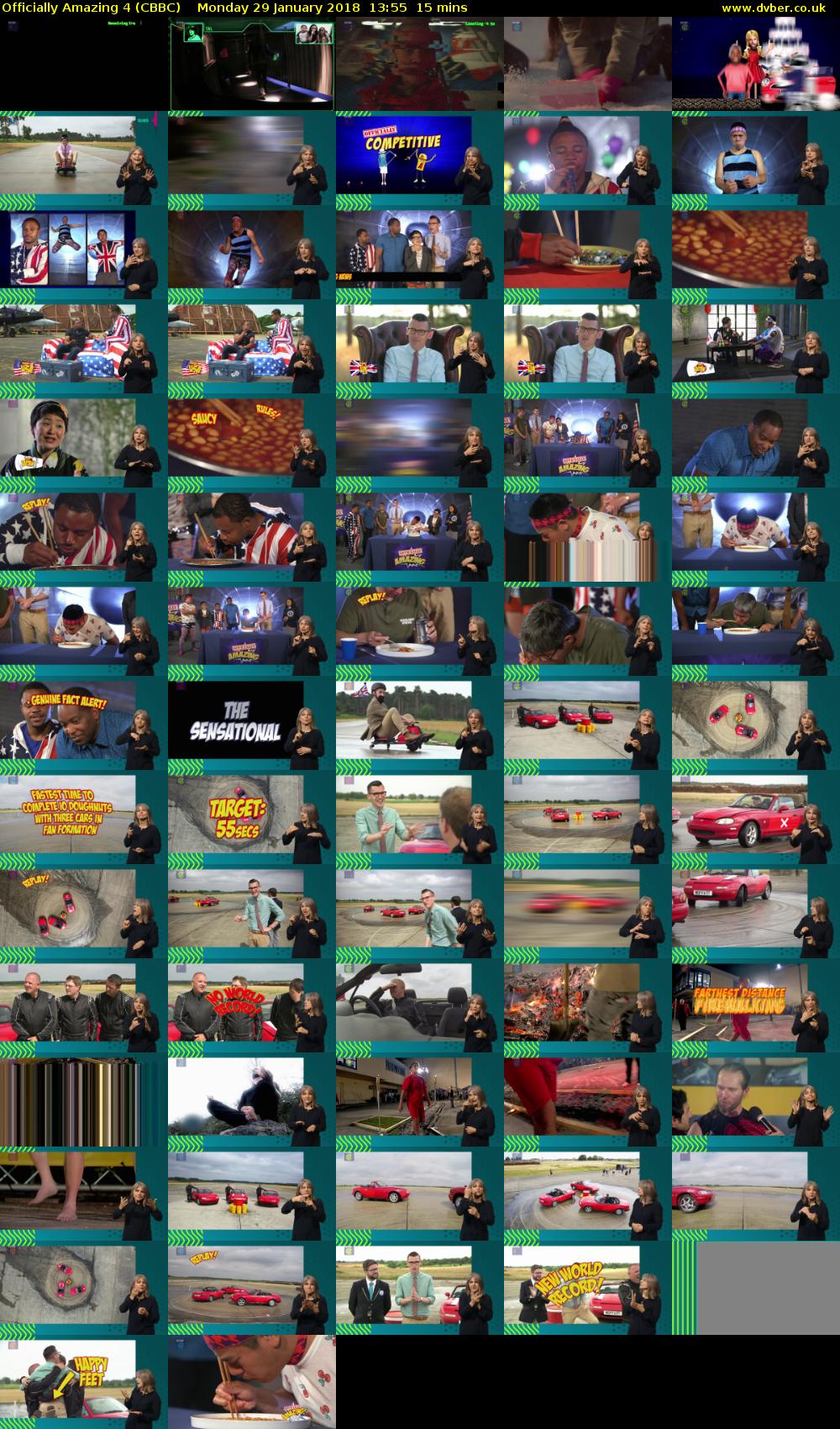 Officially Amazing 4 (CBBC) Monday 29 January 2018 13:55 - 14:10