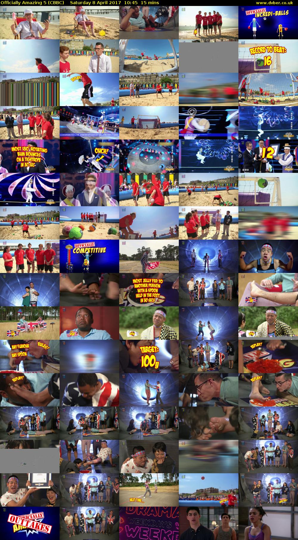 Officially Amazing 5 (CBBC) Saturday 8 April 2017 10:45 - 11:00