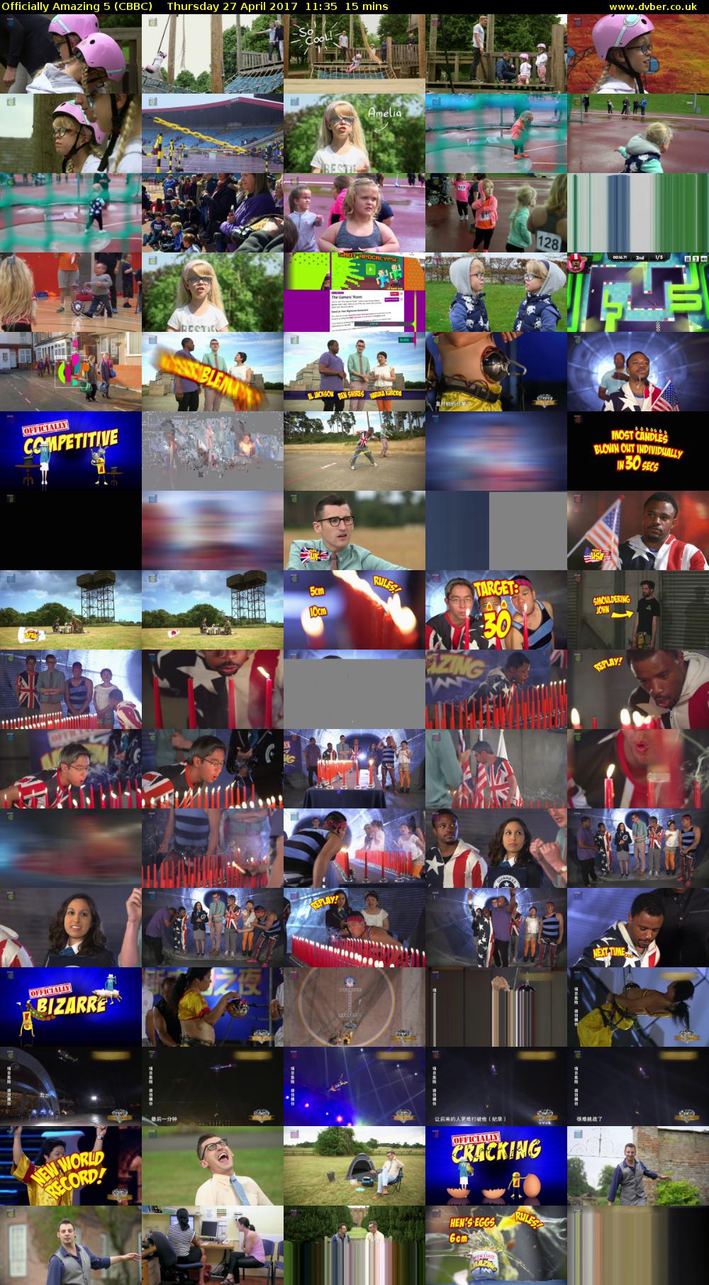 Officially Amazing 5 (CBBC) Thursday 27 April 2017 11:35 - 11:50