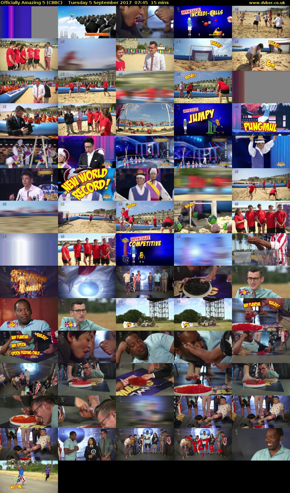 Officially Amazing 5 (CBBC) Tuesday 5 September 2017 07:45 - 08:00