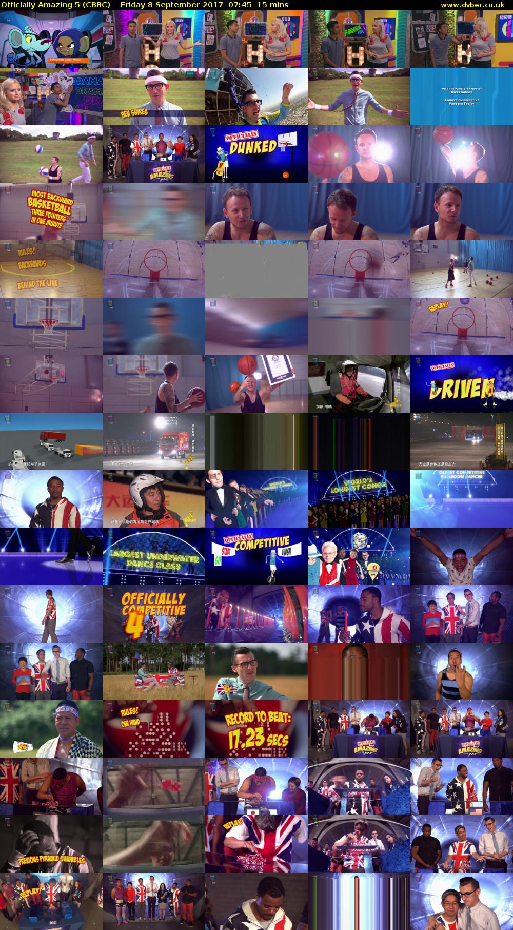 Officially Amazing 5 (CBBC) Friday 8 September 2017 07:45 - 08:00