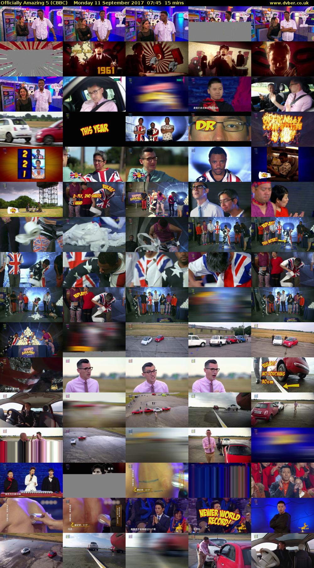 Officially Amazing 5 (CBBC) Monday 11 September 2017 07:45 - 08:00