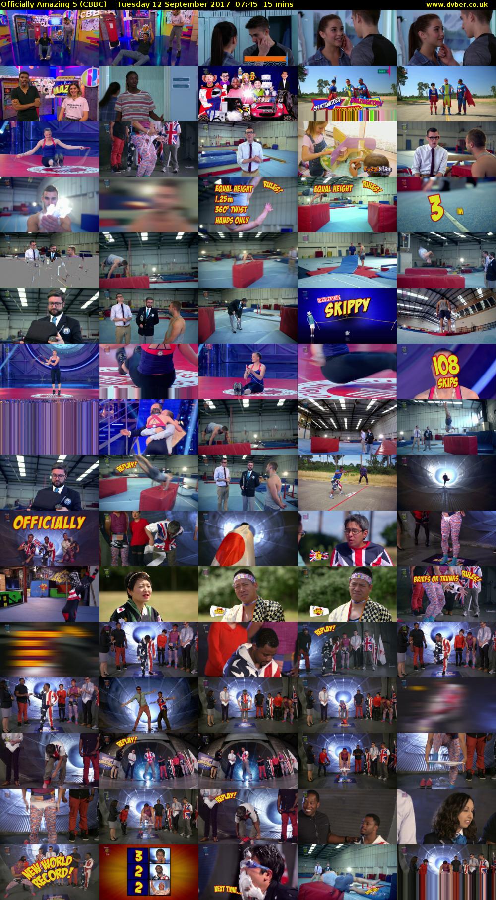 Officially Amazing 5 (CBBC) Tuesday 12 September 2017 07:45 - 08:00