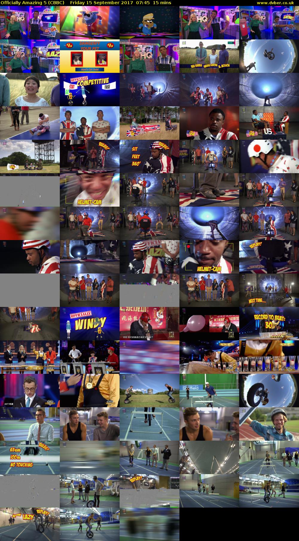 Officially Amazing 5 (CBBC) Friday 15 September 2017 07:45 - 08:00