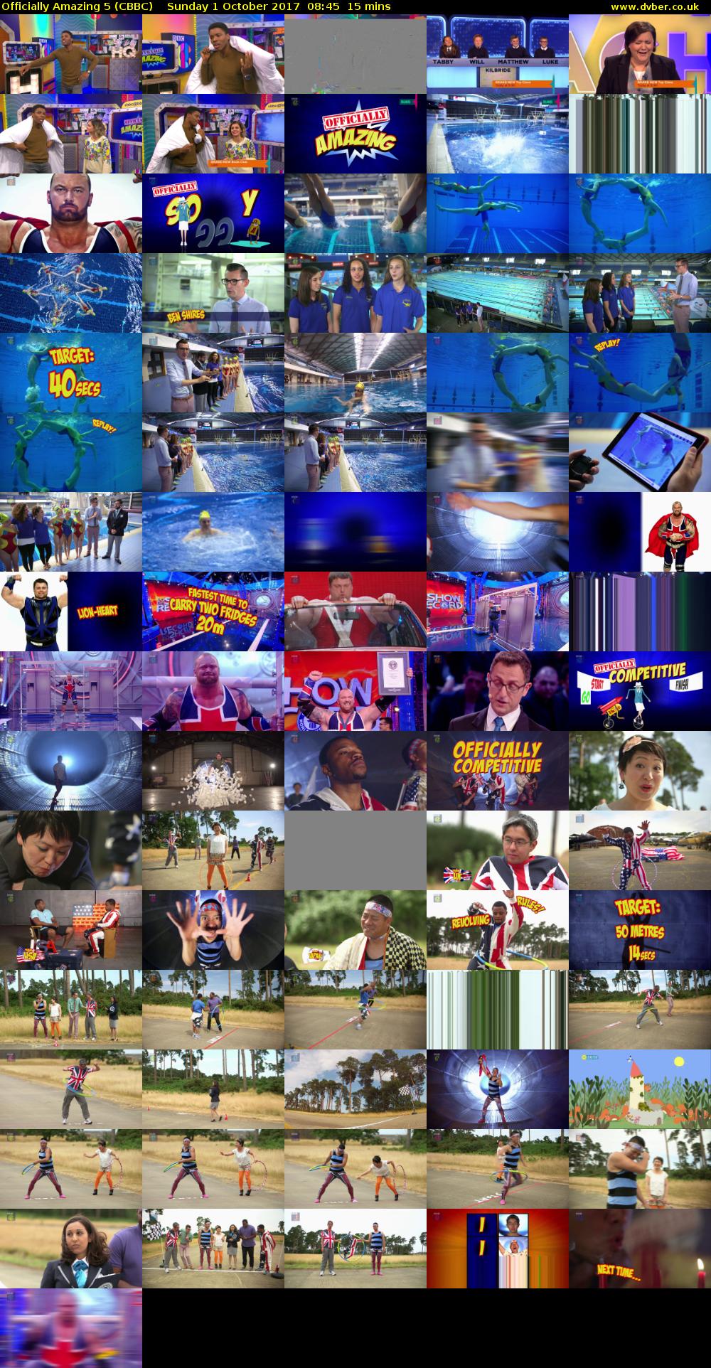 Officially Amazing 5 (CBBC) Sunday 1 October 2017 08:45 - 09:00