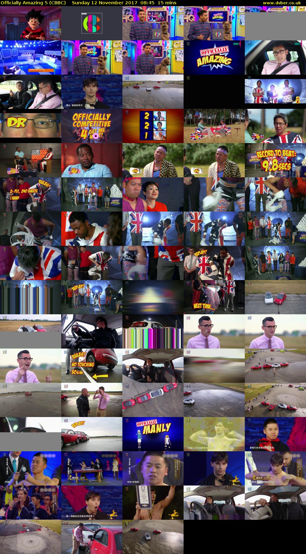 Officially Amazing 5 (CBBC) Sunday 12 November 2017 08:45 - 09:00