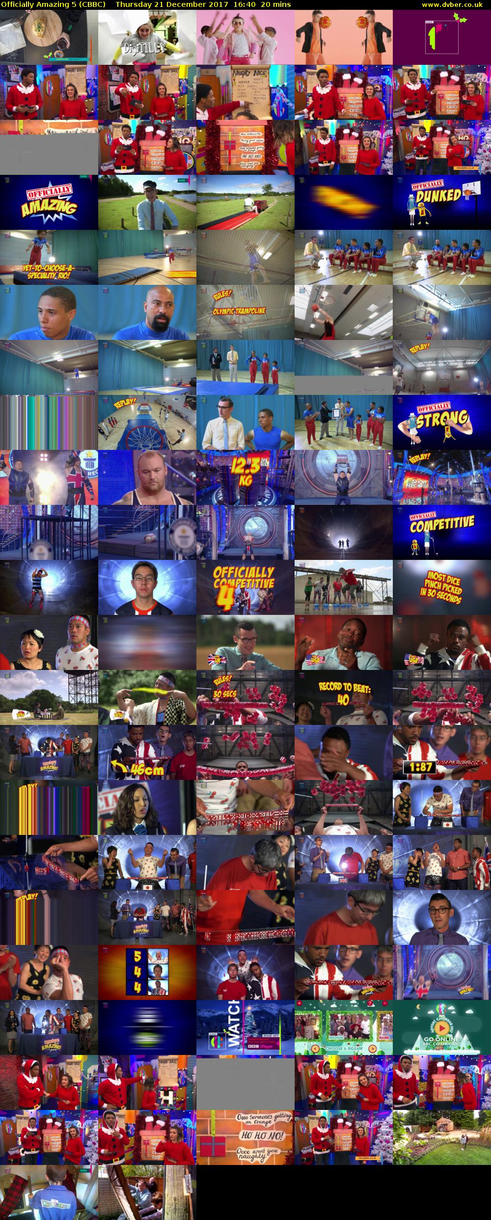 Officially Amazing 5 (CBBC) Thursday 21 December 2017 16:40 - 17:00