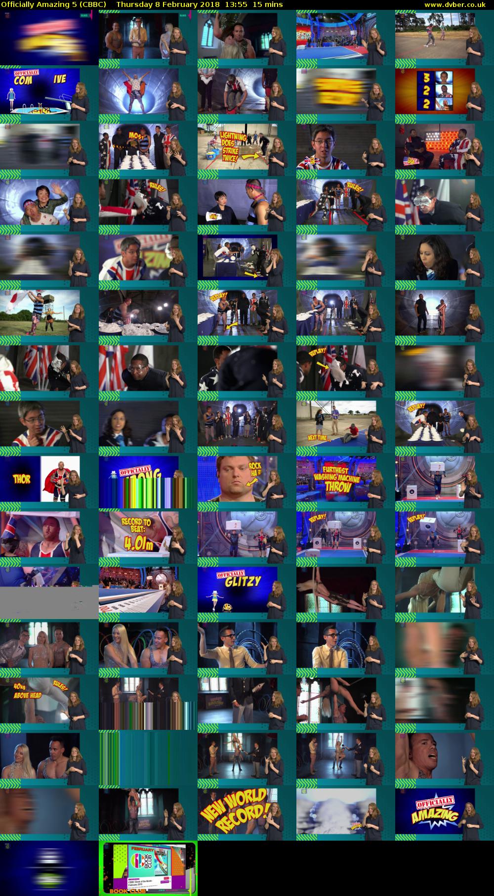 Officially Amazing 5 (CBBC) Thursday 8 February 2018 13:55 - 14:10