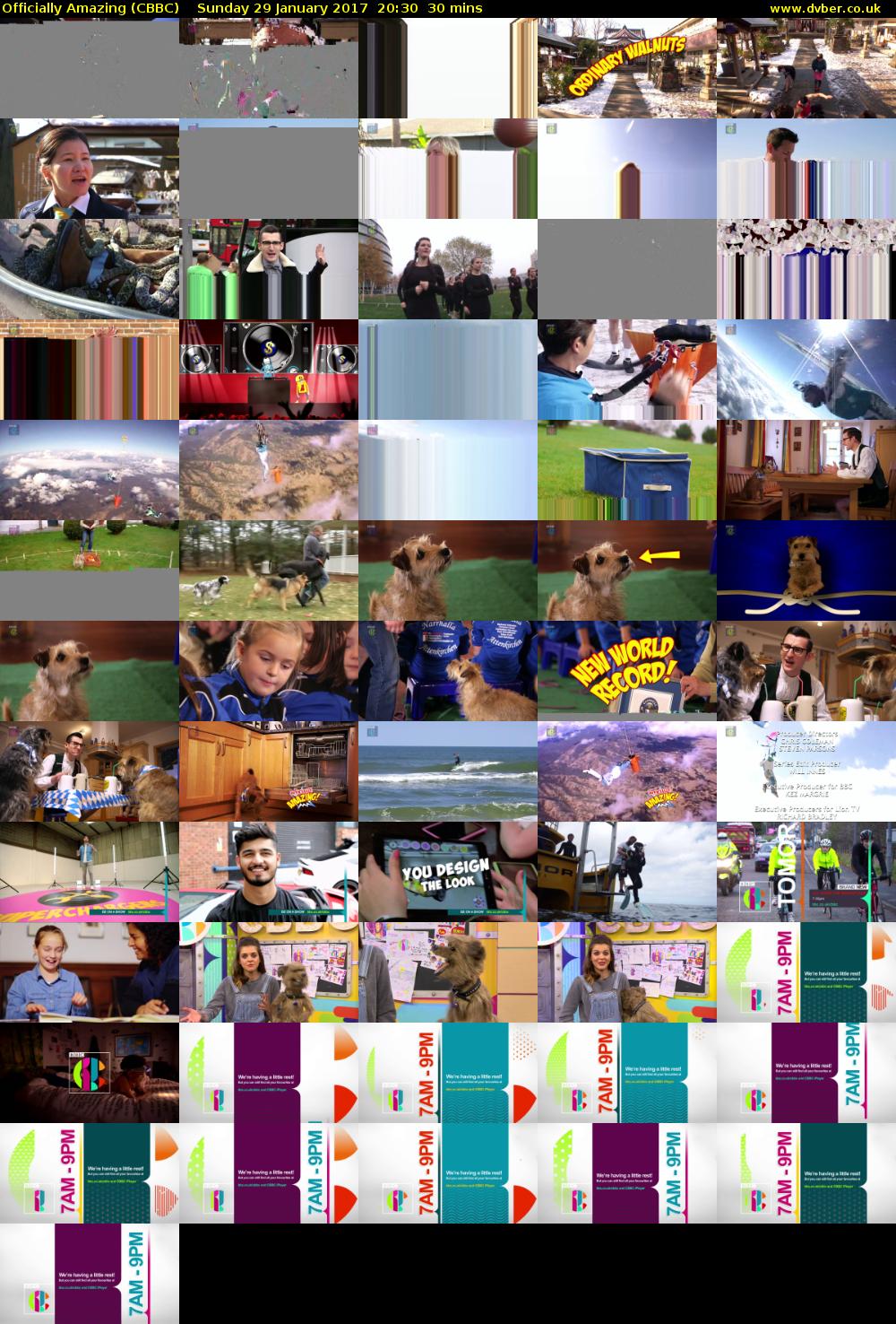 Officially Amazing (CBBC) Sunday 29 January 2017 20:30 - 21:00