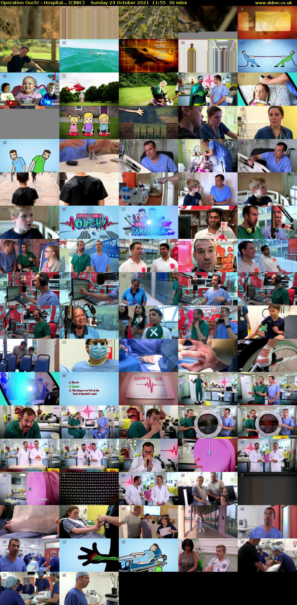 Operation Ouch! - Hospital... (CBBC) Sunday 24 October 2021 11:55 - 12:25