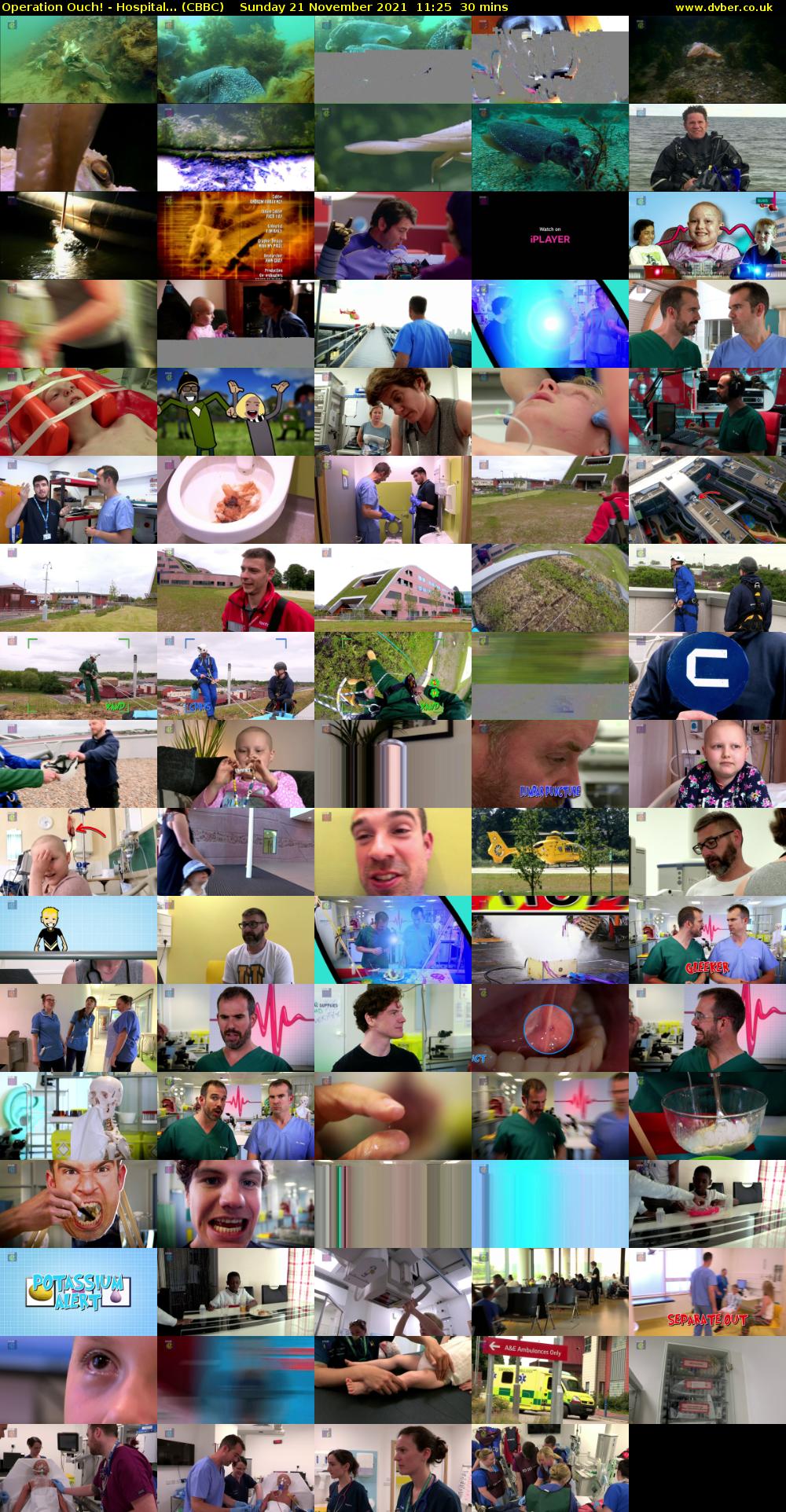 Operation Ouch! - Hospital... (CBBC) Sunday 21 November 2021 11:25 - 11:55